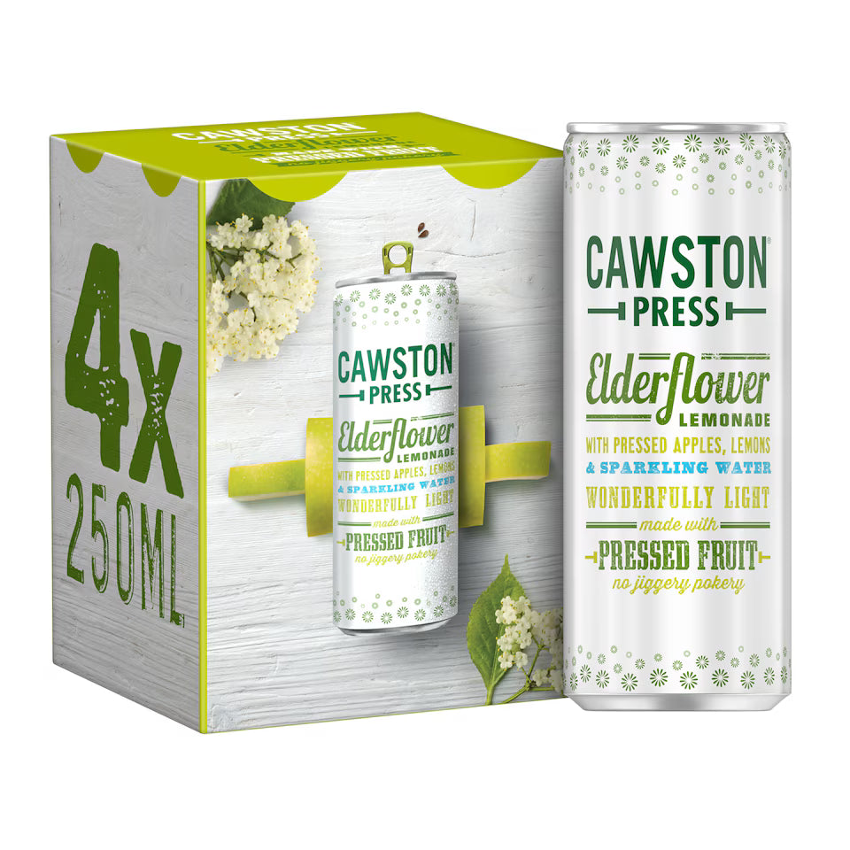 Multipack x 4 Elderflower Lemonade (6 pack)