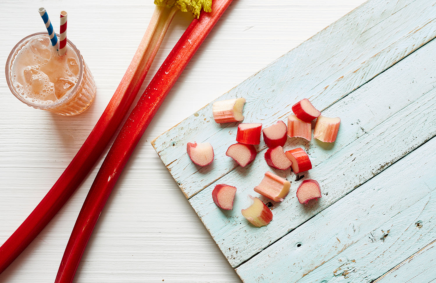 RHUBARB AND APPLE SODA