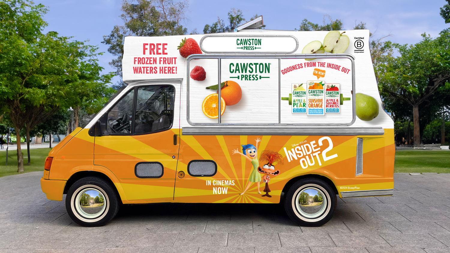 Cawston Press Presents the FREE Frozen Fruit Waters Mobile