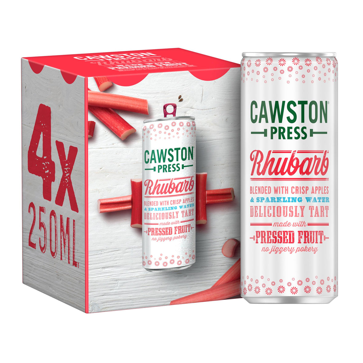 Multipack x 4 Sparkling Rhubarb 250ml (6 pack)