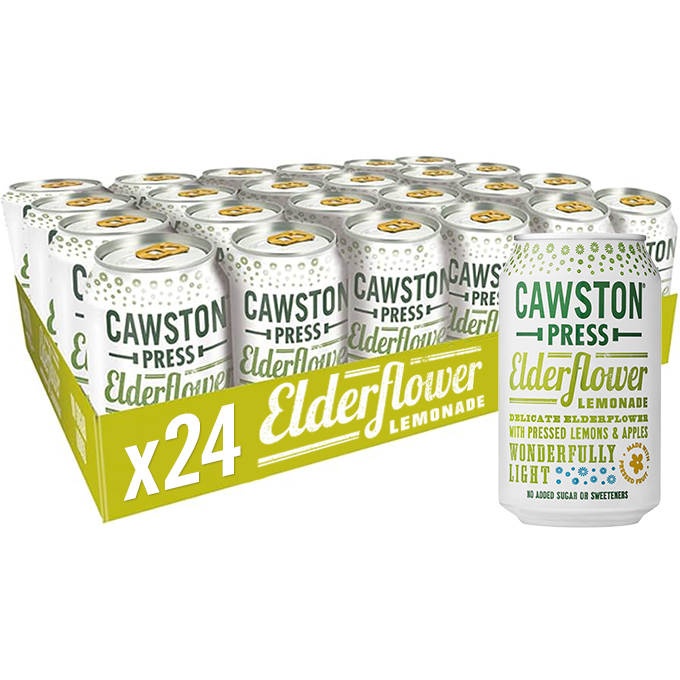 Elderflower Lemonade  (24/48 pack)