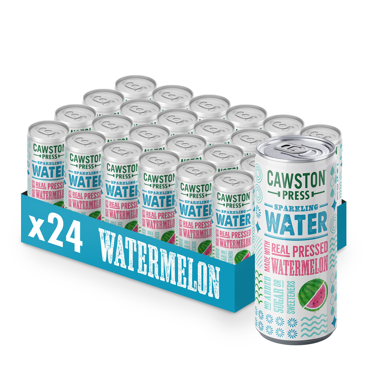 Sparkling Water Watermelon 330ml (24 Pack)