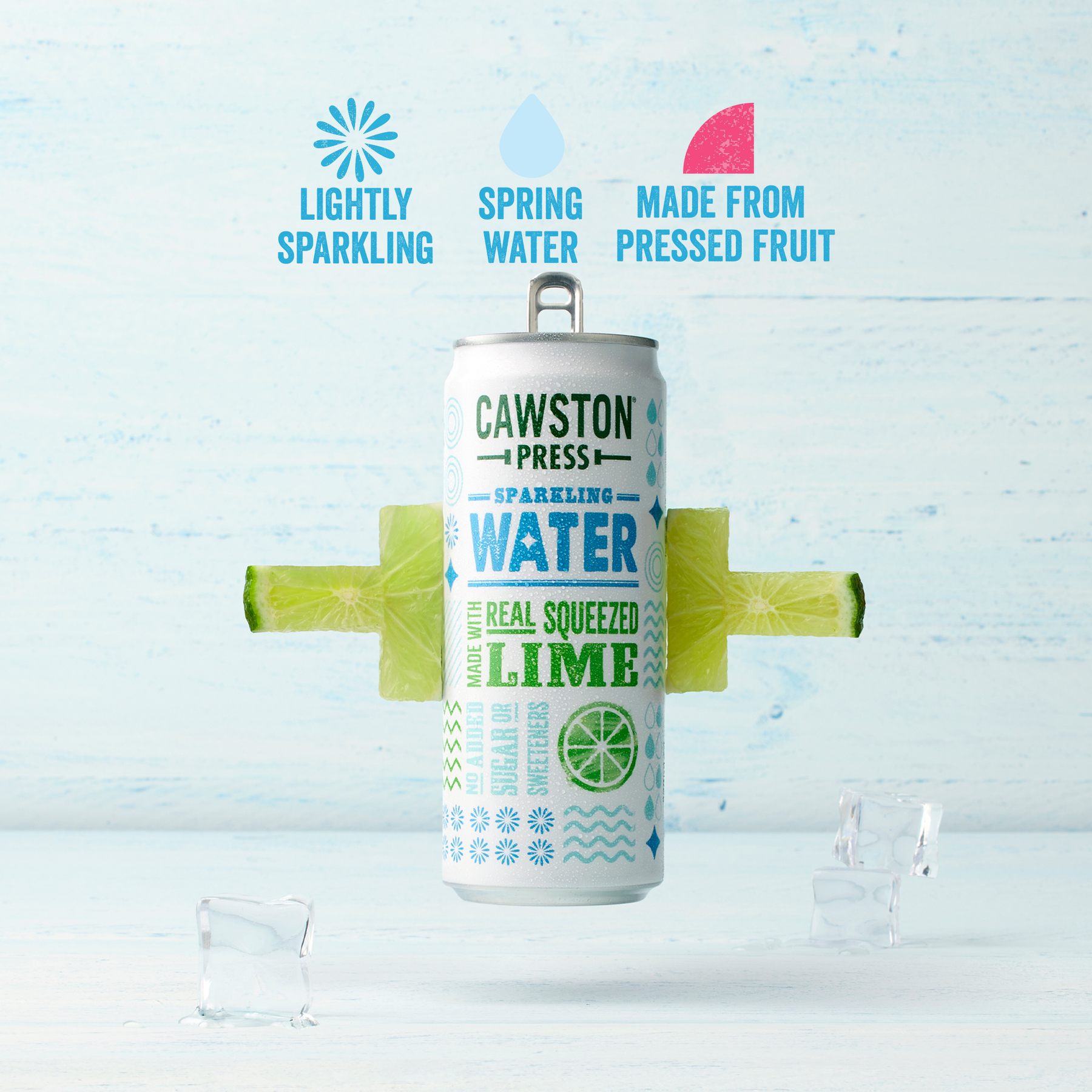 Sparkling Water Lime 330ml (24 Pack)