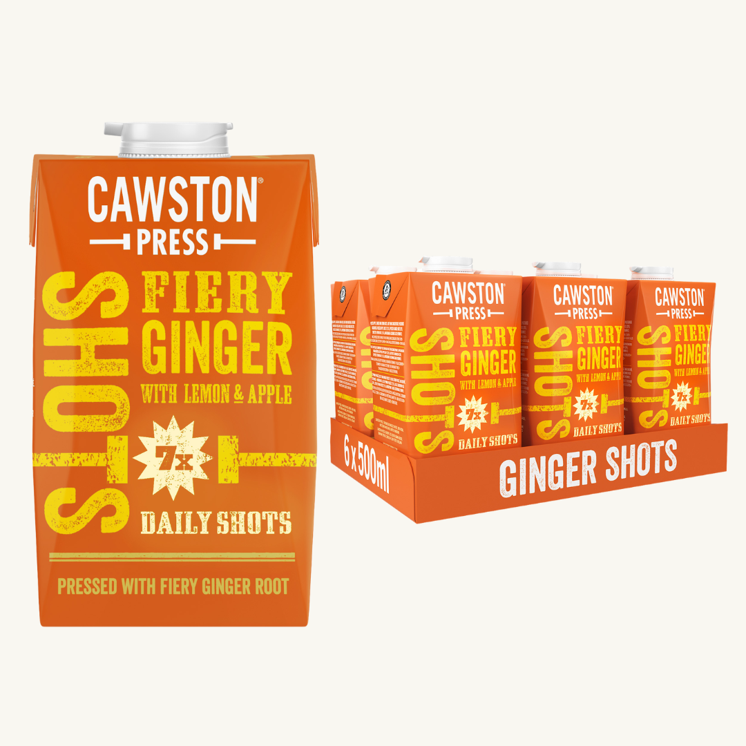 Fiery Ginger Shots 500ml (6 Pack)